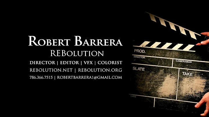 REBolution - Robert Barrera | REEL