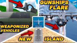 TFS NEARTERM PLANS!  GUNSHIPS, WEAPONS, NEW ISLAND & More | Turboprop Flight Simulator 1.30.2