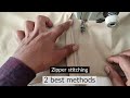 Pant zip part stitching 2 best methods // perfect formal pant zipper part Sew 2 methods 2020 //
