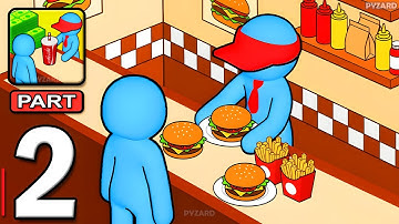 Burger Please - Gameplay Walkthrough Part 2 - Burger Ready Stack Restaurant (Android, iOS)