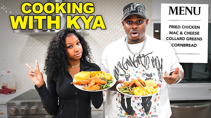 COOKING WITH KYA PULLED UP & COOKED!
