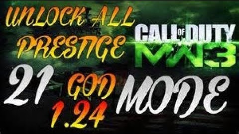 HOW TO INSTANTLY GET MAX PRESTIGE AND GODMODE CLASSES ON MW3 FOR FREE IN 2018!!