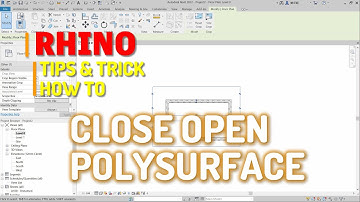 Rhino How To Close Open Polysurface