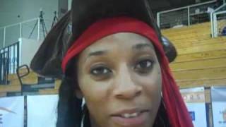Why Glory Johnson is wearing a pirate's hat