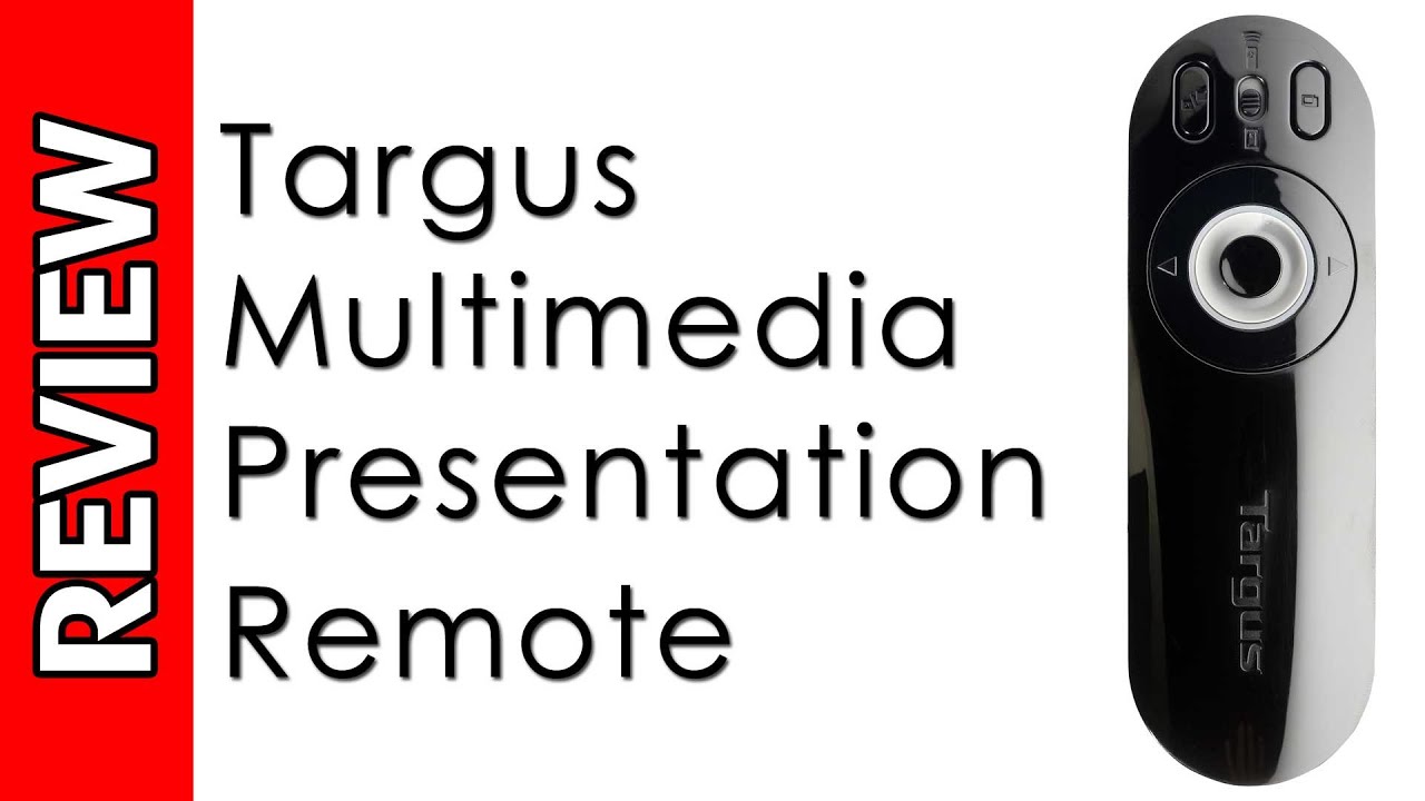 targus multimedia presentation remote user guide