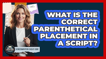 What Is The Correct Parenthetical Placement In A Script?