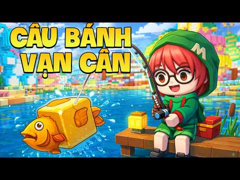 Trải nghiệm map câu bánh vạn cân cực hấp dẫn trong Mini World