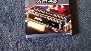 Corsair XMS3 4gb ddr3 1600Mhz unboxing