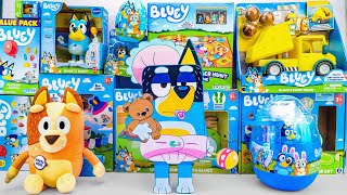 Bluey Toy Collection Unboxing Review 💙 Mystery Funny Bandit Box \u0026 Talking Chilli Plush