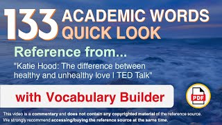 133 Academic Words Quick Look Ref from \\