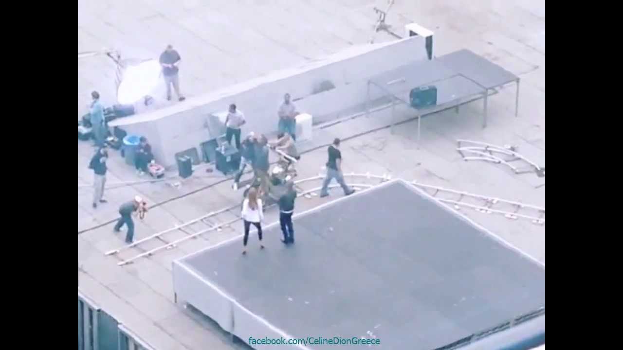 Celine Dion ft. Ne-Yo - Incredible (Music Video Shoot) 24/1/2014
