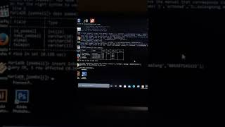 Create database in command prompt. Very easy
