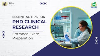 Tips for PhD Clinical Research and enterance exam preparation