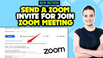 How to send a zoom invite for join zoom meeting 2025