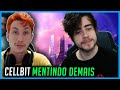 REACT compilado do cellbit mentindo no among us pros amigos