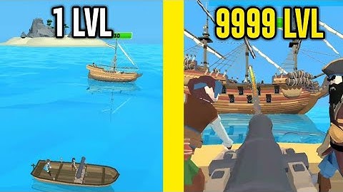 Pirate Attack! MAX LEVEL CANNON SHIP EVOLUTION! Gameplay Android