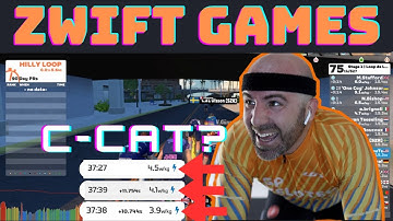 Ridiculous C Cat Race! // Zwift Games - Stage 1 Sprint Race - Loop de Loop