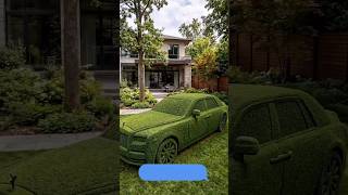 😱GARDEN DESIGN CAR #shorts #rolsroyce #car#art#artyfact