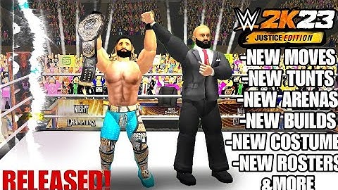 WR3D MOD WWEK23|| ALL NEW FEATURES, NEW MOVES, 270+ COSTUME ETC!!!!