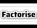 factorise: by using identity|| maths