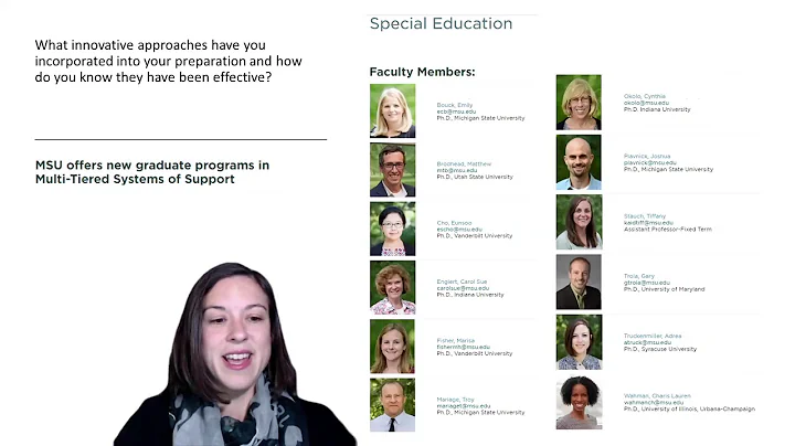 Adrea Truckenmiller, Assistant Professor of Special Education, Michigan State University