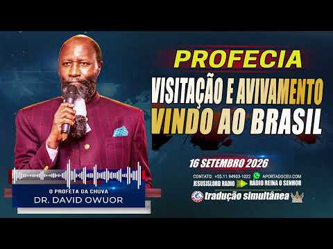09/16/2026 | PROPHECY OF A POWERFUL VISITATION AND REVIVAL COMING TO BRAZIL