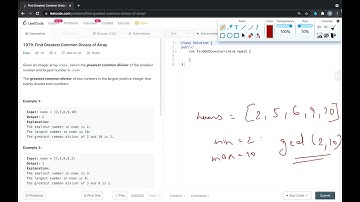 Find Greatest Common Divisor of Array | LeetCode 1979 | English