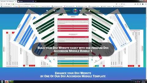 Divi Accordion Module Bundle 1 (Template 1-10)