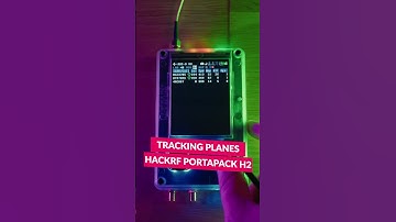Tracking planes on a HackRF Portapack H2