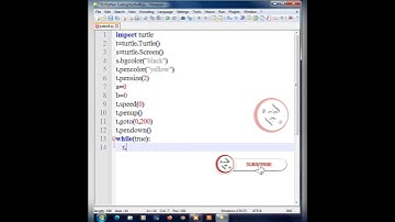 Animation Draw Circle in Python Turtle | SM | Programming in Python | #Shorts #Python #Turtle