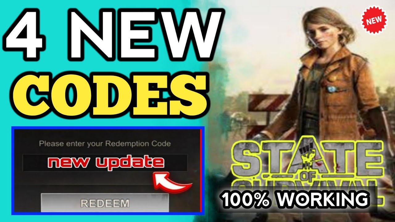 NEW STATE OF SURVIVAL REDEEM CODES 2021 - STATE OF SURVIVAL CODES - CODE STATE OF SURVIVAL - YouTube