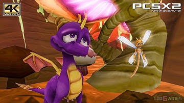The Legend of Spyro: A New Beginning - PS2 Gameplay UHD 4k 2160p / 60 FPS Patched (PCSX2)