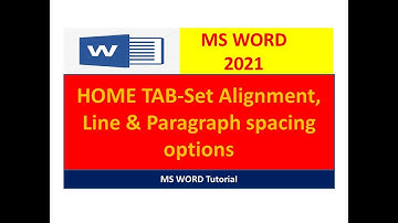 How to set alignment  Line &Paragraph spacing and shading in MS word.