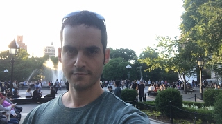🔴Live Chat: 🌅New York City Sunset at  Washington Square Park ! Live Music + Performers