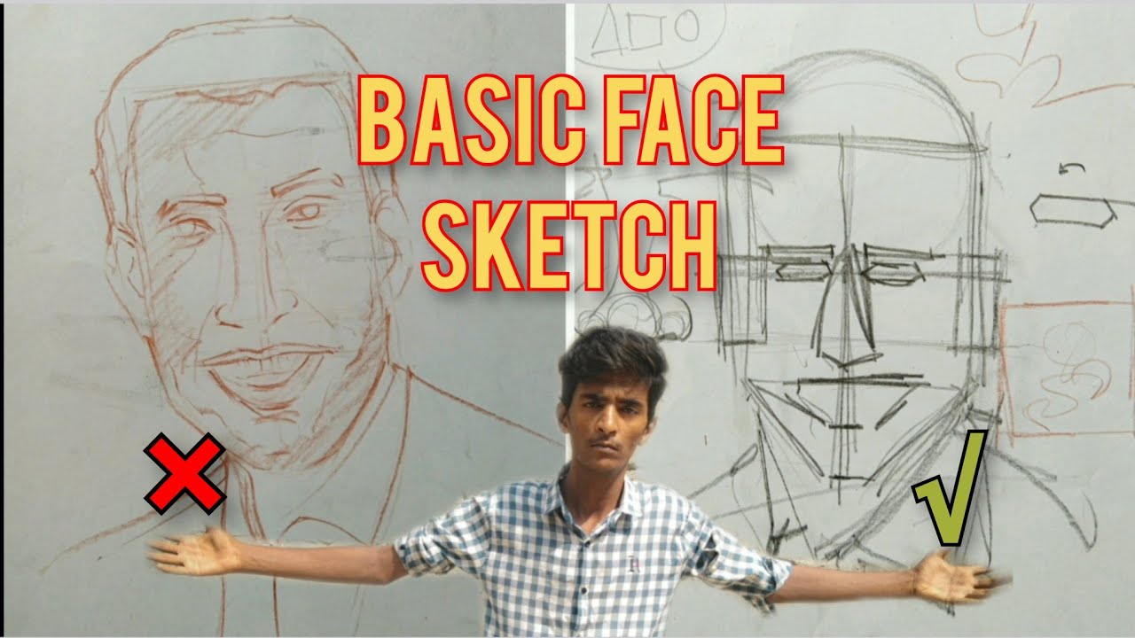 how to draw in portant drawing | geometry shape se portrait Kaise ...