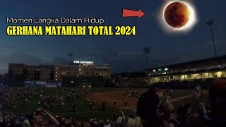 Full Video: Detik-detik Gerhana Matahari Total 09-04-2024 Menjelang Lebaran
