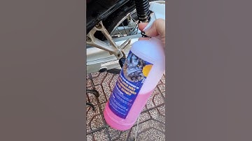 Dung dịch rửa lốc máy, rửa đất bám lâu năm