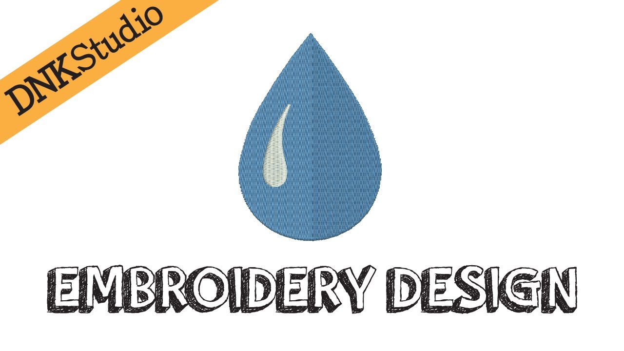 Water Drops Embroidery Water Drops Embroidery