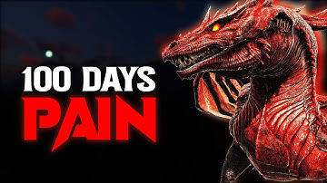 Spending 100 Days On ARK DINO OVERHAUL X
