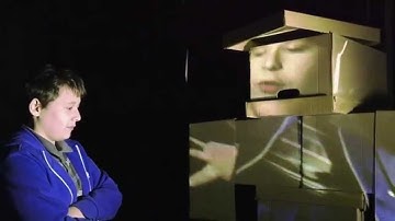 Robot Clones in Rochdale - Projection mapping workshop film