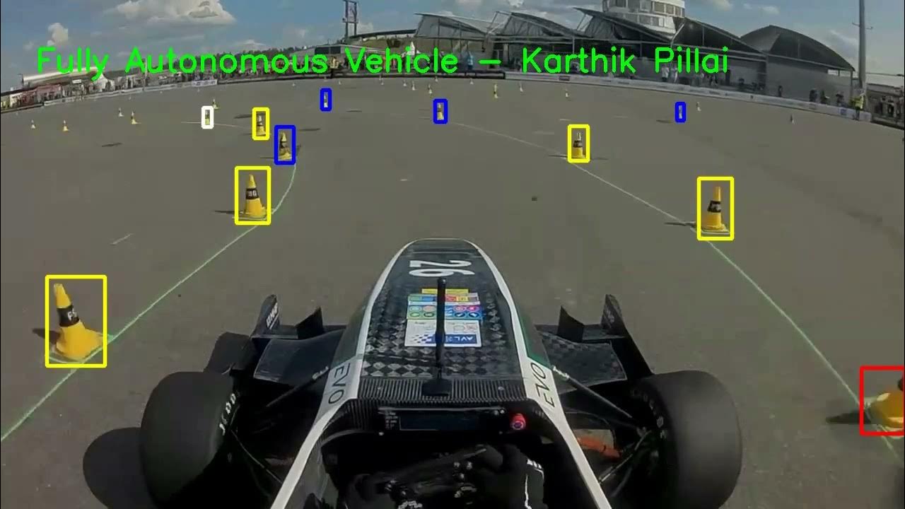 Traffic Cone Detection Autonomous Vehicle FSAI Computer Vision