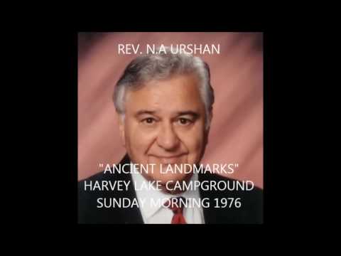 REV. N.A. URSHAN "ANCIENT LANDMARKS" HARVEY CAMP 1976