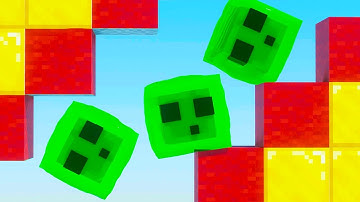 Minecraft Slime Race - Softbody Simulation
