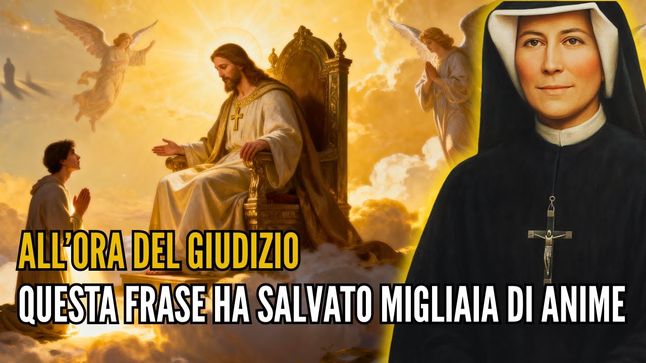 La frase più detta dalle anime al Giudizio finale che le salvò – Santa Faustina l’ha rivelata