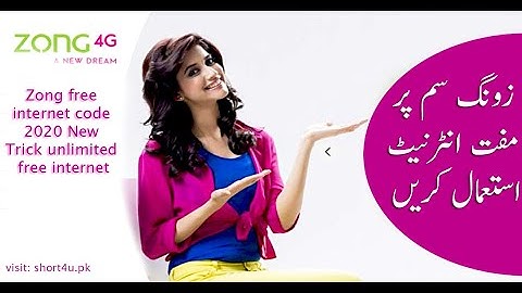 Zong free internet 2020 code | how to use free internet on zong 2020 | Pyf Tech