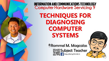 TECHNIQUES FOR DIAGNOSING COMPUTER SYSTEMS