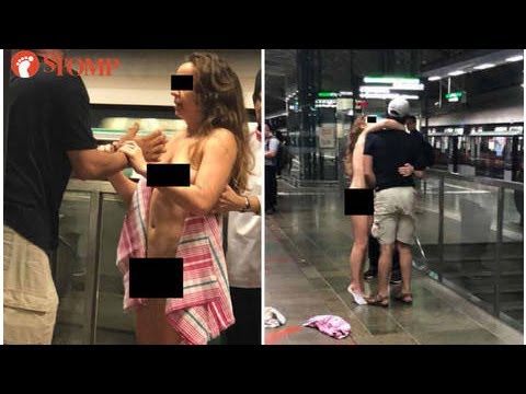 Woman who stripped naked at Pioneer MRT station arrested