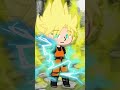 goku muestra sus 3 transformaciones del ssj vercion gacha club