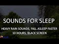 10 Hours of Relaxing Sleep Sounds, Fall Asleep Faster, Beat Insomnia with House of Rain