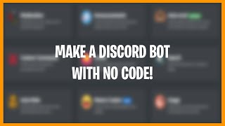 Make a Discord bot for FREE with NO Code (Botghost) Profile